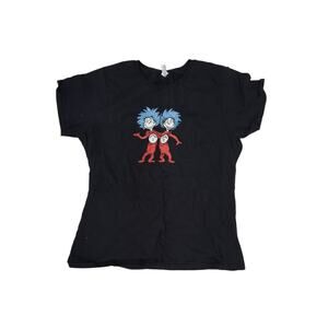 Dr. Seuss T-Shirt thing 1 thing 2 Size Woman's Large